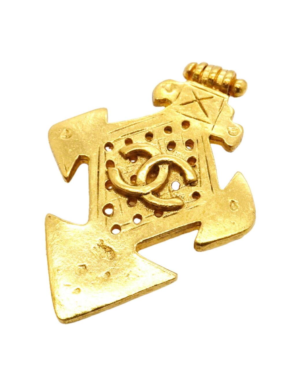 Chanel Cc Logo Brooch Metal #288082C85B